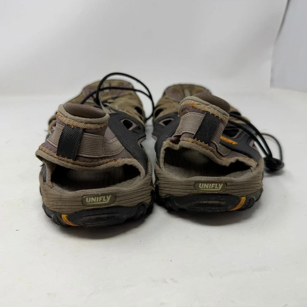 Merrell Sandals Mens 11.5 All Out Blaze Sieve Brown Water Hiking Vibram EUC